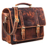 B-WARE "Andro" Lehrer Aktentasche Leder Vintage
