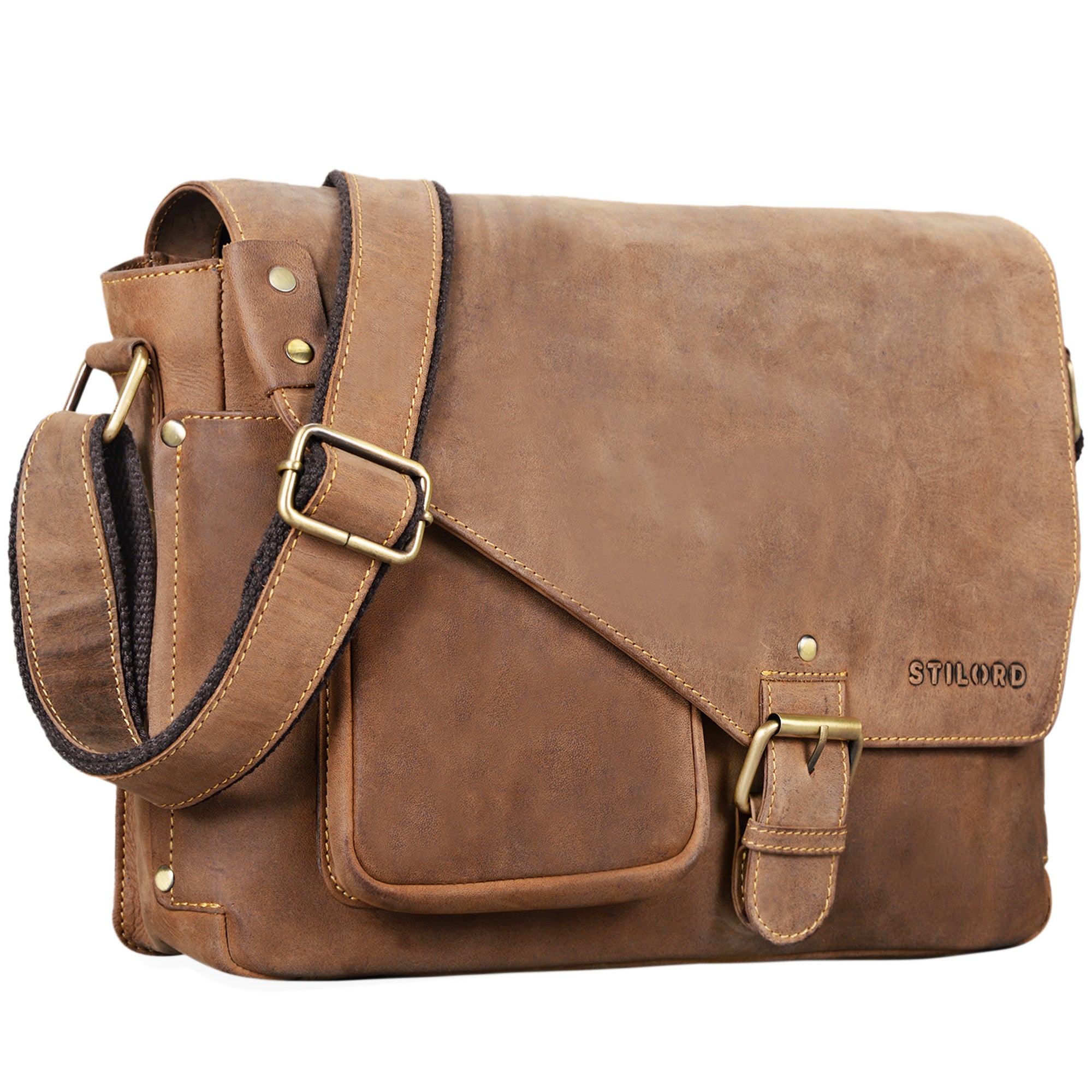 Vintage MacBooktasche Leder