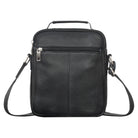 Leder Reportertasche schwarz Männer