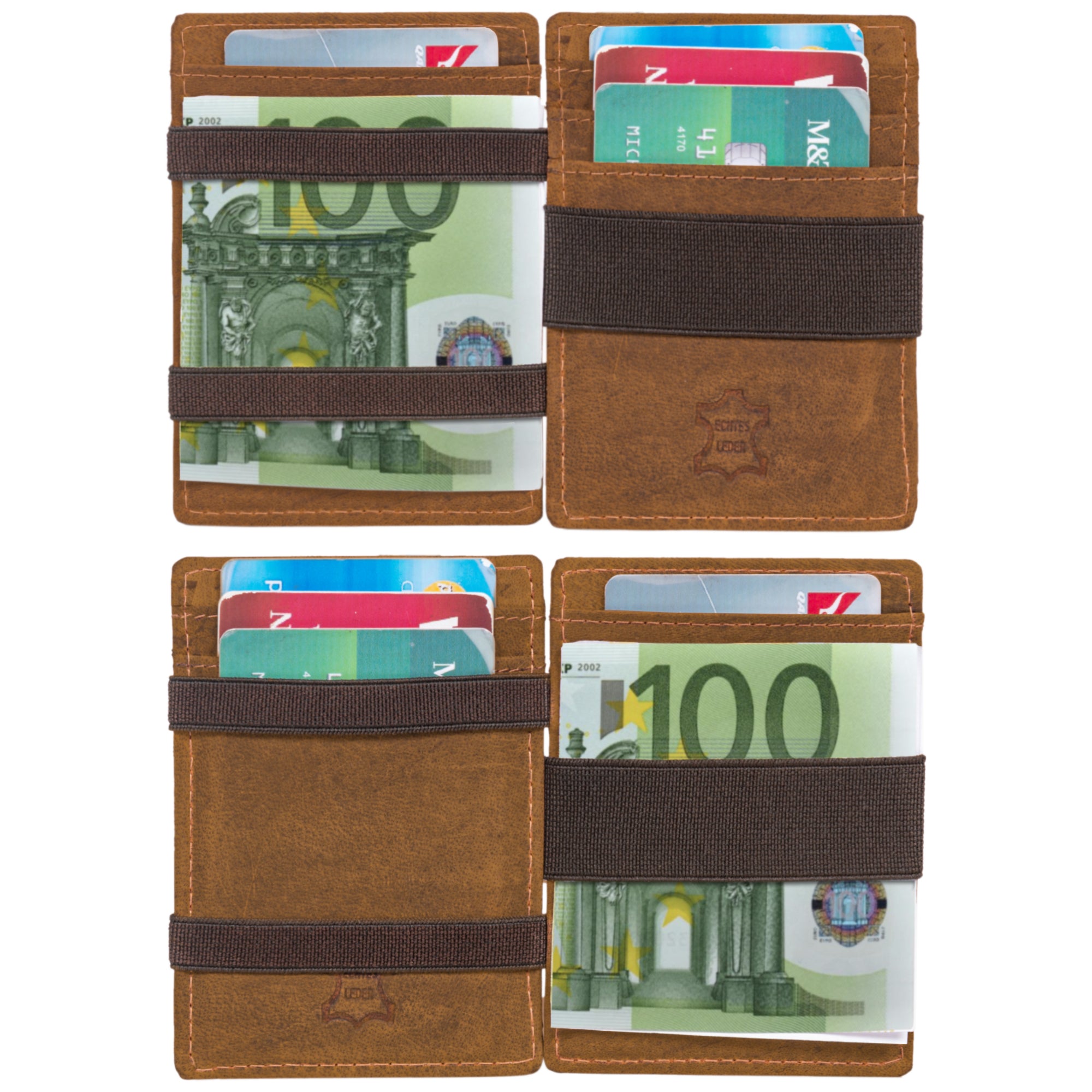 Magic Wallet Leder für Männer