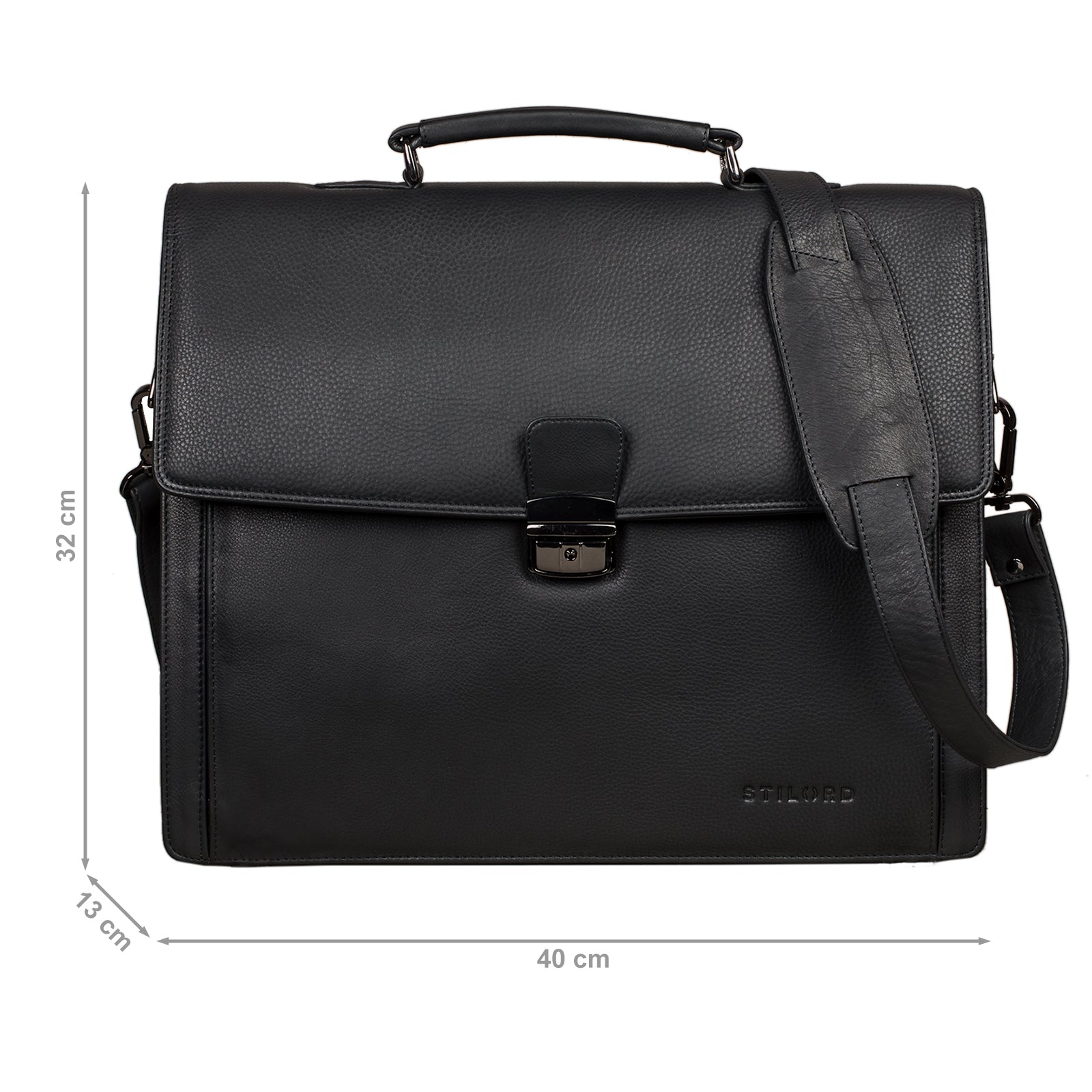 Große Messenger Bag echtes Büffel-Leder