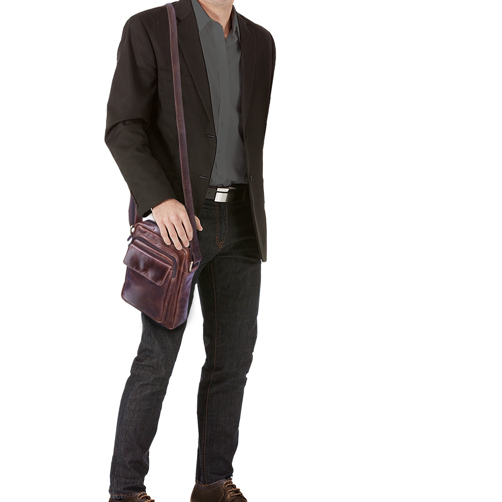 Messenger Bag Leder braun