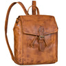 "Alice" Leder Cityrucksack Damen Klein mit Kordelzug