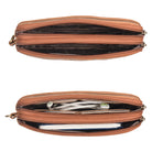 Kompakte Handgelenktasche echtes Leder