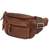 "Greg" Bauchtasche / Gürteltasche Echtes Leder für Damen Herren Groß