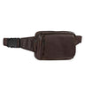 "Boston" Gürteltasche Leder Vintage