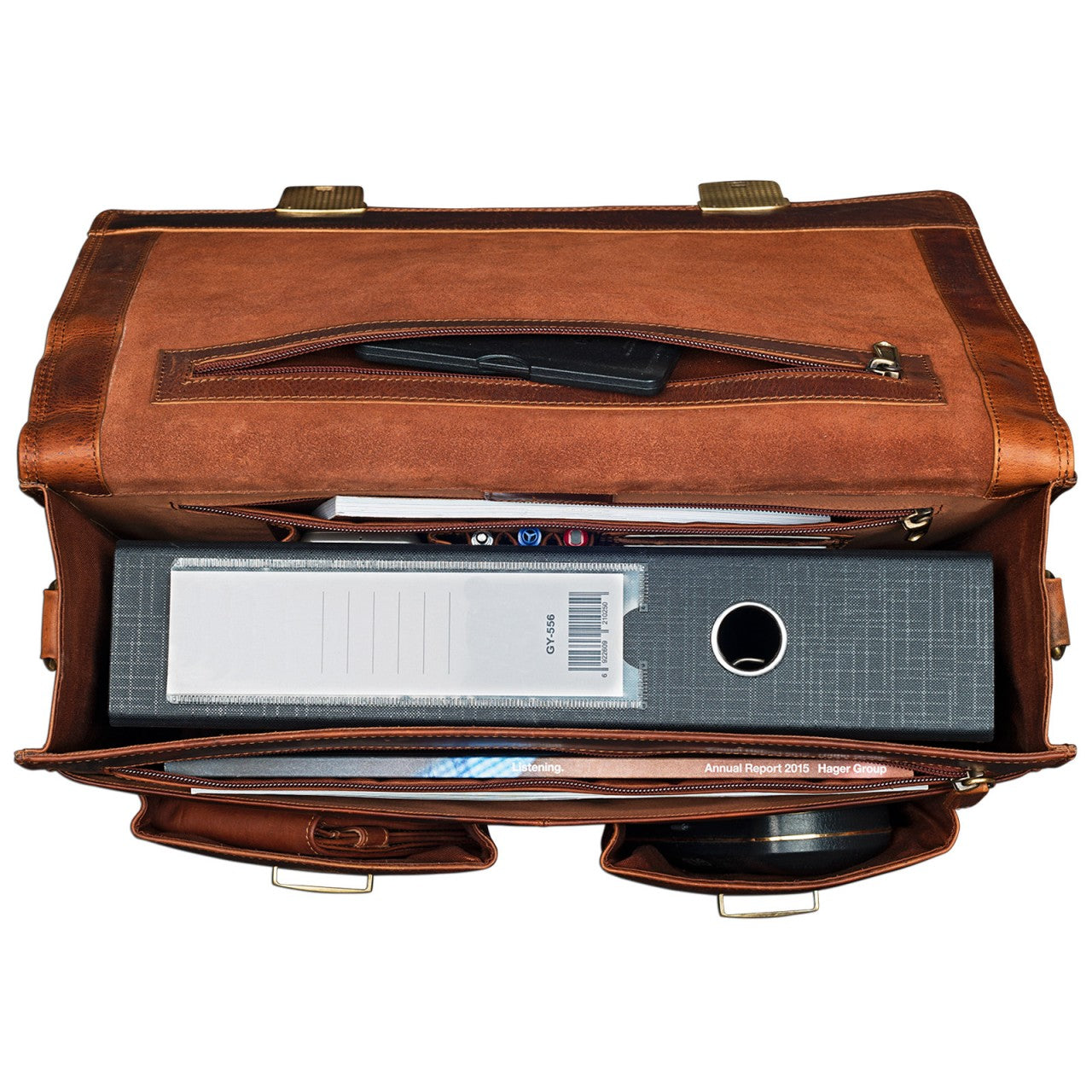 Vintagetasche Leder braun