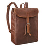 Leder Rucksack Damen braun