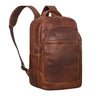 "Alura" Großer Rucksack Damen und Herren Leder - 15,6 Zoll Laptopfach