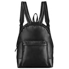 Rucksack Schwarz Leder