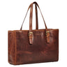 "Gaby" Echt-Leder Shopper Tasche Damen Groß mit vielen Fächern