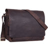 B-WARE "Rick" Schultertasche Leder 15,6 Zoll