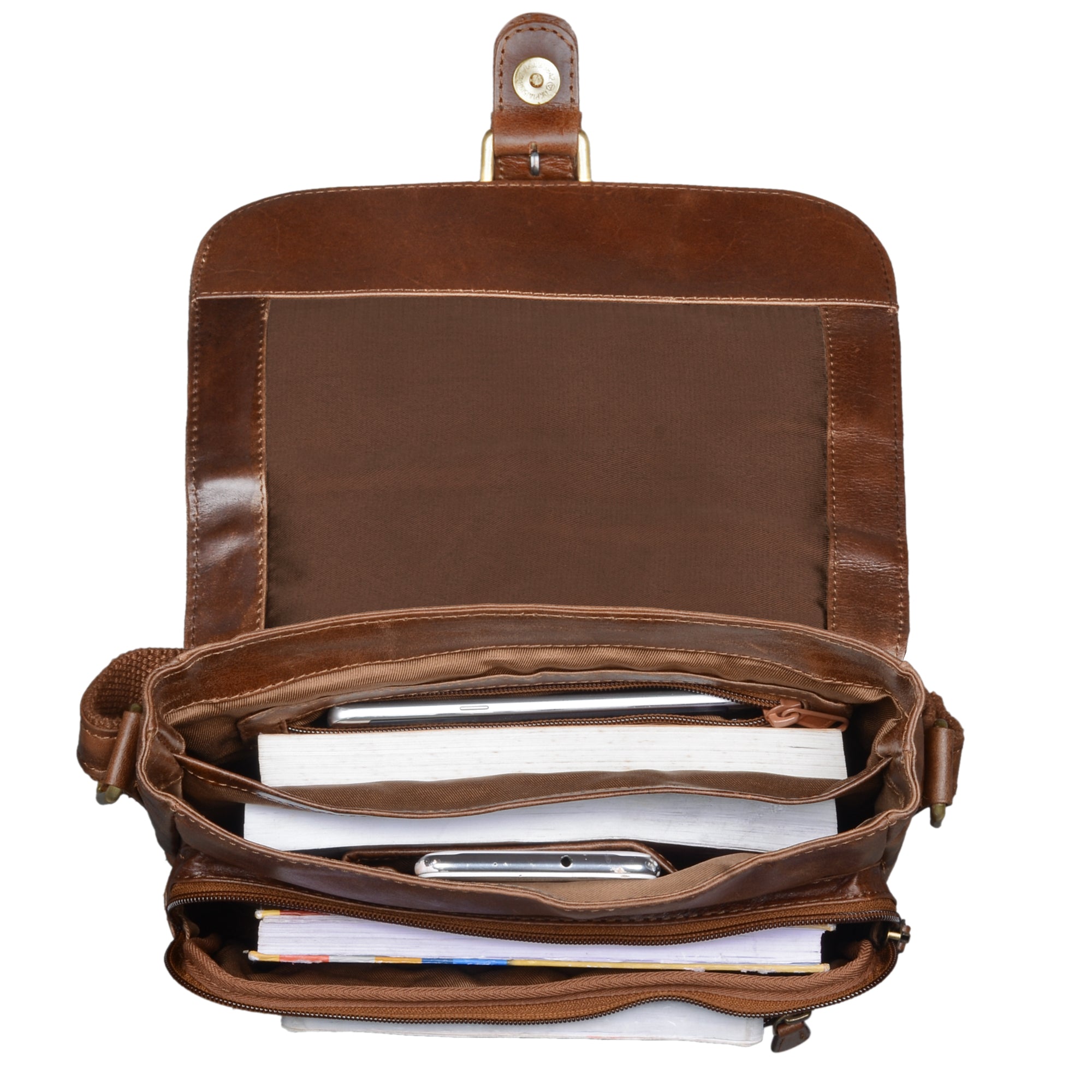 Messenger Bag braun klein