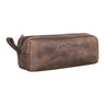 "Linus" Vintage Stiftetasche Etui echtes Leder für Kinder und Erwachsene