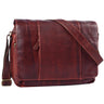 "Erik" Vintage Schultertasche Leder 15,6 Zoll Echtleder Umhängetasche