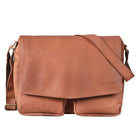 business ledertasche braun