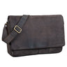 Große Business Ledertasche Vintage braun