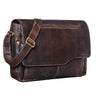 "Marvin" Umhängetasche Leder Groß 15.6 Zoll Laptoptasche