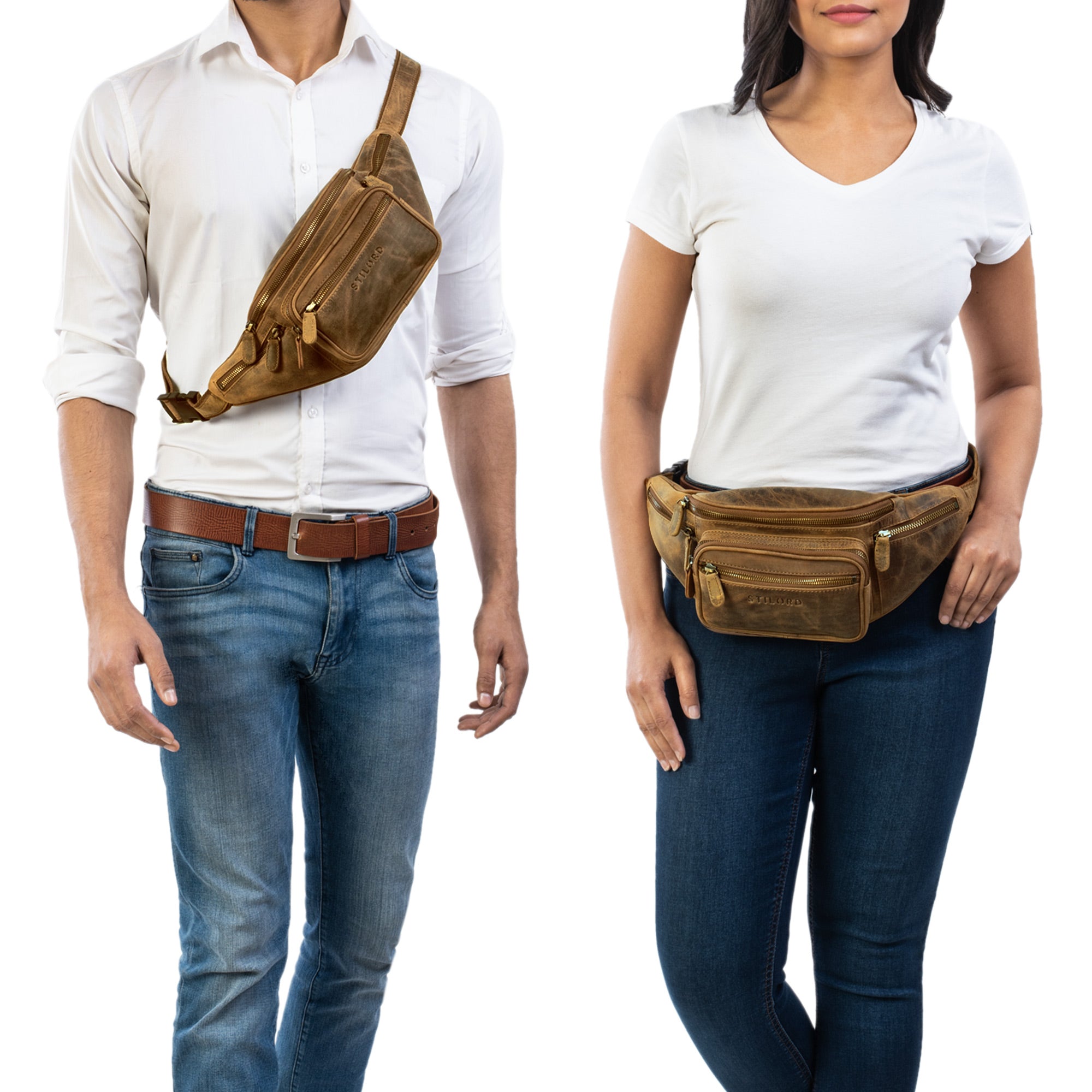 Gürteltasche Handgepäck Leder