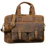 B-WARE "Alonso" Vintage Businesstasche Echtleder