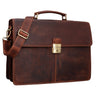 B-WARE "Edward" Herren Aktentasche Dokumententasche Laptop echtes Leder