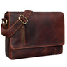 B-WARE "Davis" Messenger Bag Leder 13 Zoll