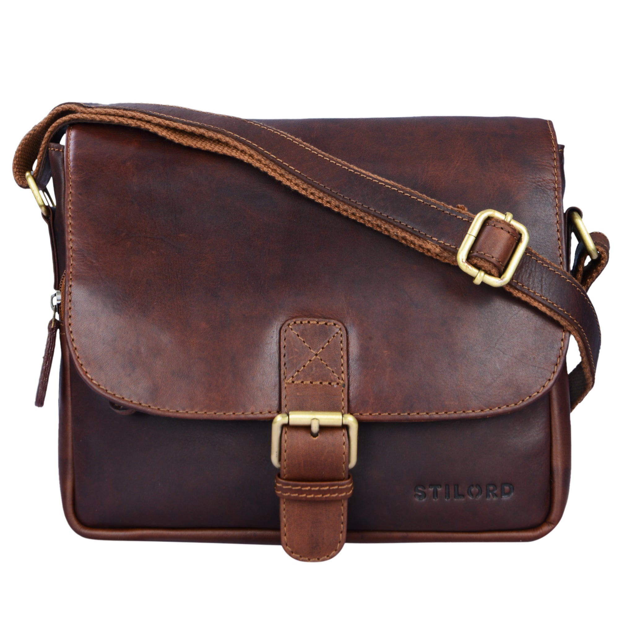 Männer Umhängetasche Leder Vintage