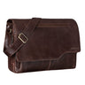 "Marvin" Umhängetasche Leder Groß 15.6 Zoll Laptoptasche