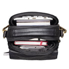 Vintage Tasche Leder schwarz