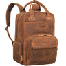 "Kasimir" Vintage Leder Wickelrucksack