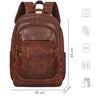 "Lucio" Hochwertiger Arbeitsrucksack Leder