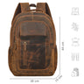 "Lucio" Hochwertiger Arbeitsrucksack Leder