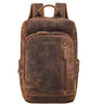 "Johnson" Lederrucksack Herren Business Vintage - Laptop Rucksack 13 Zoll Rindsleder