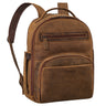 "Paco" Premium Business Rucksack Herren Leder Groß - 15,6 Zoll