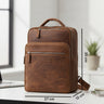 "Kaya" Premium Leder Rucksack Damen Elegant Laptopfach 14 Zoll