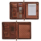 leder dokumententasche a4 cognac