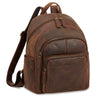 "Bea" Lederrucksack Damen Echtleder Elegant Cityrucksack mittelgroß