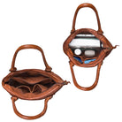 Geflochtene Damen Tasche Leder