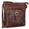 "Theodora" Vintage Leder Handtasche Damen Umhängetasche