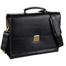 B-WARE Vintage Leder Aktentasche Antik Braun
