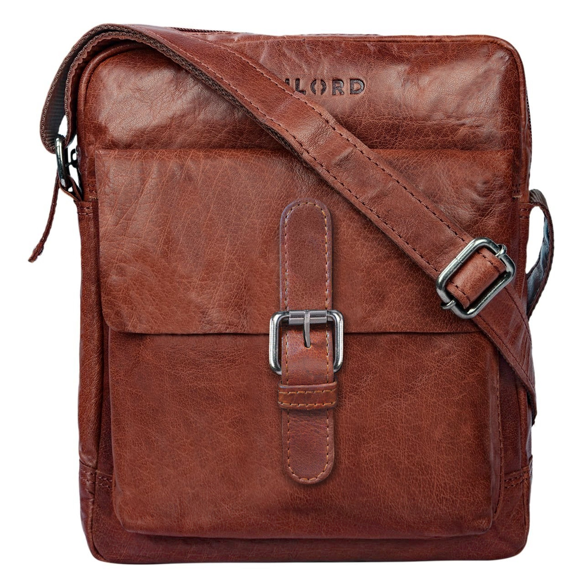 Leder Umhängetasche Vintage braun