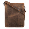 "Oxford" Vintage Umhängetasche Leder Herren mittel-groß DIN A4