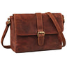 "Letizia" Leder Schultertasche Damen mittelgroß