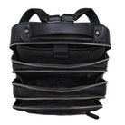 Schwarz Leder Schultertasche